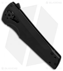 Kershaw Flythrough Frame Lock Knife (3" Black) 1988 -Sharp Edge Knife Shop Kershaw Flythrough Black BHQ 80578 er spine