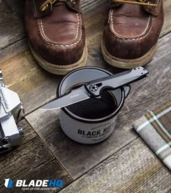 Kershaw Flythrough Frame Lock Knife (3" Black) 1988 -Sharp Edge Knife Shop Kershaw Flythrough Frame Lock Knife black 1988 BHQ80578 kp boots n coffee web