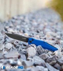Kershaw Galyean Launch 7 Automatic Knife Blue (3.75" Black) 7900BLUBLK -Sharp Edge Knife Shop Kershaw Galyean Launch 7 Auto Blue Black 7900BLUBLK BHQ 99039 jr lifestyle full size