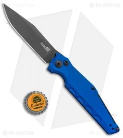 Kershaw Galyean Launch 7 Automatic Knife Blue (3.75" Black) 7900BLUBLK -Sharp Edge Knife Shop Kershaw Galyean Launch 7 Blue Black 7900BLUBLK BHQ 99039 jr bottlecap