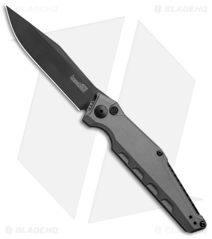 Kershaw Galyean Launch 7 Automatic Knife Gray (3.75" Black) 7900GRYBLK 1 Kershaw Galyean Launch 7 Automatic Knife Gray (3.75" Black) 7900GRYBLK
