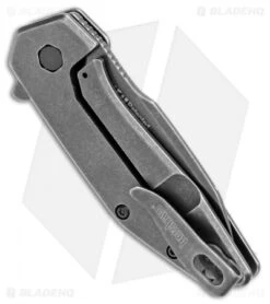 Kershaw Gravel Assisted Opening Knife Stainless Steel (2.5" BlackWash ) 2065 6 Kershaw Gravel Assisted Opening Knife Stainless Steel (2.5" BlackWash ) 2065 -Sharp Edge Knife Shop Kershaw Gravel Assisted Opening Stainless Steel Black Wash 2065 BHQ 106045 jr side