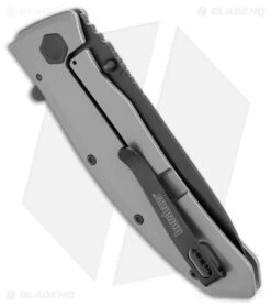 Kershaw Grid Assisted Opening Flipper Knife (3.75" Black) 2200 -Sharp Edge Knife Shop Kershaw Grid Assisted Opening Flipper Black BHQ 34464 jr side