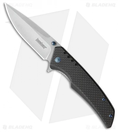 Kershaw Halogen Assisted Opening Knife CF/G-10 (3.25" Stonewash) 1336 1 Kershaw Halogen Assisted Opening Knife CF/G-10 (3.25" Stonewash) 1336