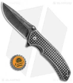 Kershaw Headgrille Assisted Opening Frame Lock Knife (3.25" Blackwash) 1325 7 Kershaw Headgrille Assisted Opening Frame Lock Knife (3.25" Blackwash) 1325 -Sharp Edge Knife Shop Kershaw Headgrille Assisted Blackwash KS1325X BHQ 70082 jr bottlecap