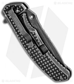 Kershaw Headgrille Assisted Opening Frame Lock Knife (3.25" Blackwash) 1325 6 Kershaw Headgrille Assisted Opening Frame Lock Knife (3.25" Blackwash) 1325 -Sharp Edge Knife Shop Kershaw Headgrille Assisted Blackwash KS1325X BHQ 70082 jr side