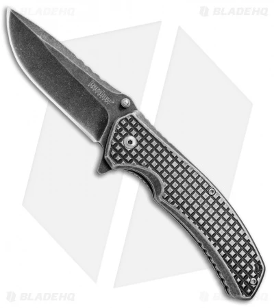 Kershaw Headgrille Assisted Opening Frame Lock Knife (3.25" Blackwash) 1325 1 Kershaw Headgrille Assisted Opening Frame Lock Knife (3.25" Blackwash) 1325