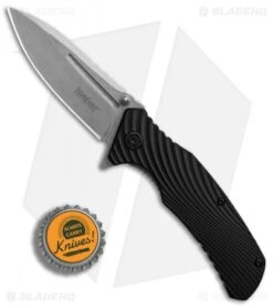 Kershaw Huddle Assisted Opening Knife Black GFN (3.25" Stonewash ) 1326 7 Kershaw Huddle Assisted Opening Knife Black GFN (3.25" Stonewash ) 1326 -Sharp Edge Knife Shop Kershaw Huddle Black GFN SW BHQ 83237 er bottlecap