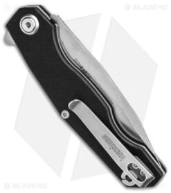 Kershaw Inception Liner Lock Knife Black G-10 (3.25" SW) 2031 -Sharp Edge Knife Shop Kershaw Inception LL Knife Black G10 3in SW BHQ 139787 td side