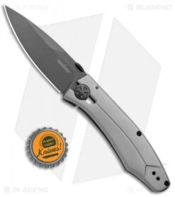 Kershaw Innuendo Frame Lock Knife Gray (3.3" Black) 3440 7 Kershaw Innuendo Frame Lock Knife Gray (3.3" Black) 3440 -Sharp Edge Knife Shop Kershaw Innuendo FL Gray Black 3440 BHQ 94086 jr bottlecap