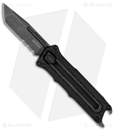 Kershaw Interstellar Manual Sliding Button Lock OTF Knife Black (2.7" Blackwash) 1 Kershaw Interstellar Manual Sliding Button Lock OTF Knife Black (2.7" Blackwash)