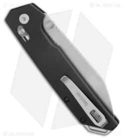 Kershaw Iridium Reverse Tanto DuraLock Knife Black Aluminum (3.5" SW D2) 2038R -Sharp Edge Knife Shop Kershaw Iridium Reverse Tanto DuraLock Knife Black Aluminum SW D2 2038R BHQ 193649 kr side large