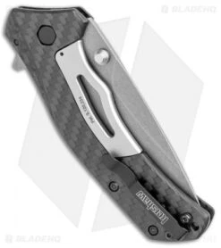 Kershaw Knockout Assisted Opening Knife Carbon Fiber (3.25" SW M390) 1870CFM390 -Sharp Edge Knife Shop Kershaw Knockout Assisted Opening CF SW 1870CFM390 BHQ 109087 jr side