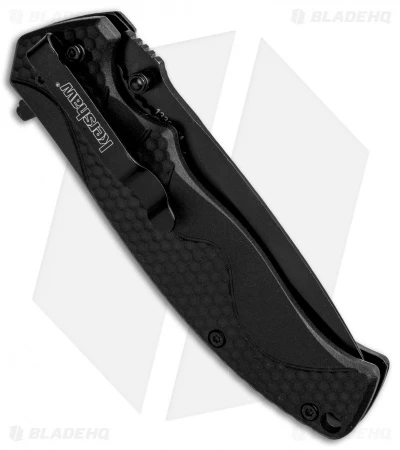 Kershaw 1338B A/O Liner Lock Knife Black GFN (3.5" Black) 3 Kershaw 1338B A/O Liner Lock Knife Black GFN (3.5" Black) - Image 3