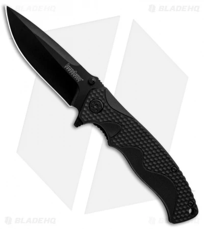 Kershaw 1338B A/O Liner Lock Knife Black GFN (3.5" Black) 1 Kershaw 1338B A/O Liner Lock Knife Black GFN (3.5" Black)