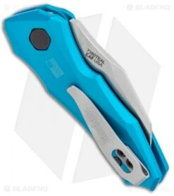 Kershaw Launch 10 Automatic Knife Teal (1.9" Stonewash) 7350 -Sharp Edge Knife Shop Kershaw Launch 10 Auto Teal SW 7350 BHQ 105328 jr side