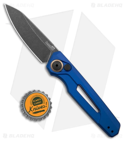 Kershaw Launch 11 Automatic Knife Blue Aluminum (2.75" Blackwash) 7550BLU 4 Kershaw Launch 11 Automatic Knife Blue Aluminum (2.75" Blackwash) 7550BLU - Image 4