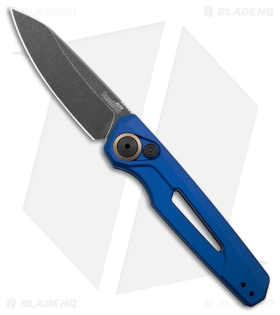 Kershaw Launch 11 Automatic Knife Blue Aluminum (2.75" Blackwash) 7550BLU 1 Kershaw Launch 11 Automatic Knife Blue Aluminum (2.75" Blackwash) 7550BLU