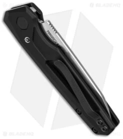 Kershaw Launch 11 Exclusive Automatic Knife Black Aluminum (2.75" SW) 755020CV -Sharp Edge Knife Shop Kershaw Launch 11 Automatic Knife Black Aluminum 2in SW BHQ 143550 td side
