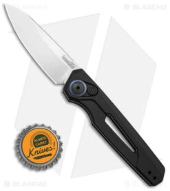 Kershaw Launch 11 Exclusive Automatic Knife Black Aluminum (2.75" SW) 755020CV -Sharp Edge Knife Shop Kershaw Launch 11 Automatic Knife Black Aluminum 2in SW BHQ 143550 td size