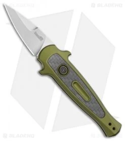 Kershaw Launch 12CA Legal Stiletto Automatic Knife OD Green (1.9" SW)