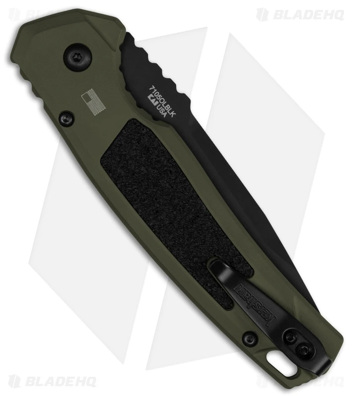 Kershaw Launch 16 Tactical Automatic Knife OD Green (3.4" Black M4) 7105OLBLK 2 Kershaw Launch 16 Tactical Automatic Knife OD Green (3.4" Black M4) 7105OLBLK - Image 2