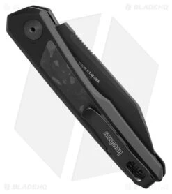 Kershaw Launch 20 MagnaCut Automatic Knife Black Aluminum + CF (3" Black) -Sharp Edge Knife Shop Kershaw Launch 20 MagnaCut Automatic Knife Black Aluminum CF 3in Black BHQ 218000 td side large