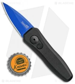Kershaw Launch 4 CA Legal Automatic Knife Black (1.9" Blue) BHQ Exclusive 11 Kershaw Launch 4 CA Legal Automatic Knife Black (1.9" Blue) BHQ Exclusive -Sharp Edge Knife Shop Kershaw Launch 4 CA Legal Auto Black Blue 7500BLKBLU BHQ 99482 jr bottlecap