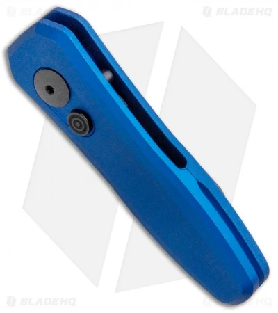 Kershaw Launch 4 CA Legal Automatic Knife Blue (1.9" Damascus) BHQ Exclusive 2 Kershaw Launch 4 CA Legal Automatic Knife Blue (1.9" Damascus) BHQ Exclusive - Image 2