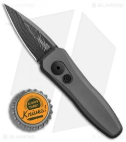 Kershaw Launch 4 CA Legal Automatic Knife Gray (1.9" Damascus) BHQ Exclusive 11 Kershaw Launch 4 CA Legal Automatic Knife Gray (1.9" Damascus) BHQ Exclusive -Sharp Edge Knife Shop Kershaw Launch 4 CA Legal Auto Gray Damascus BHQ 86760 er bottlecap