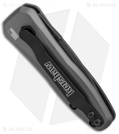 Kershaw Launch 4 CA Legal Automatic Knife Gray (1.9" Damascus) BHQ Exclusive 2 Kershaw Launch 4 CA Legal Automatic Knife Gray (1.9" Damascus) BHQ Exclusive - Image 2