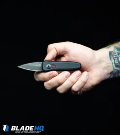 Kershaw Launch 4 CA Legal Automatic Knife (1.9" Black) 7500BLK -Sharp Edge Knife Shop Kershaw Launch 4 CA Legal Automatic Knife Black 7500BL BHQ 34416 in hand web large 1