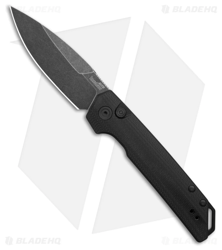Kershaw Launch Iridium Automatic Knife Black Aluminum/G-10 (3.5" Black SW) 1 Kershaw Launch Iridium Automatic Knife Black Aluminum/G-10 (3.5" Black SW)