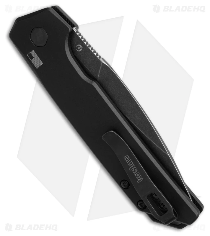 Kershaw Launch Iridium Automatic Knife Black Aluminum/G-10 (3.5" Black SW) 3 Kershaw Launch Iridium Automatic Knife Black Aluminum/G-10 (3.5" Black SW) - Image 3