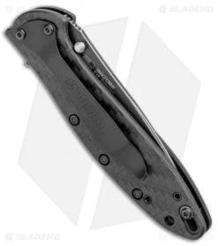 Kershaw Leek Assisted Opening Knife Carbon Fiber (3" Composite) -Sharp Edge Knife Shop Kershaw Leek Assisted Opening CF Composite 1660CFCBBW BHQ 99655 jr side