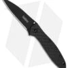 Kershaw Leek Assisted Opening Knife Glow Carbon Fiber (3" Black) 1660GLCFBLK