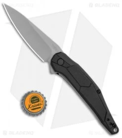 Kershaw Lightyear Assisted Opening Knife Black GFN (3.1" Bead Blast) 1395 -Sharp Edge Knife Shop Kershaw Lightyear ASsisted Opening Black GFN BB BHQ 114583 jr bottlecap