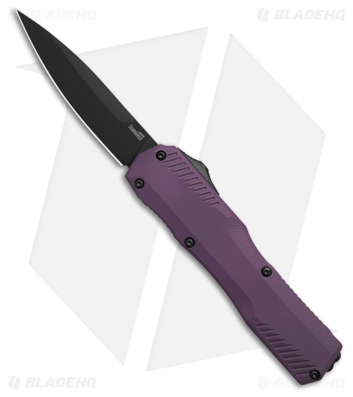 Kershaw Livewire MagnaCut OTF Automatic Knife Purple Aluminum (3.4" Black) 1 Kershaw Livewire MagnaCut OTF Automatic Knife Purple Aluminum (3.4" Black)