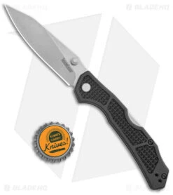 Kershaw Cargo Lockback Folding Knife Black GFN (3.25" Stonewash) 2033 7 Kershaw Cargo Lockback Folding Knife Black GFN (3.25" Stonewash) 2033 -Sharp Edge Knife Shop Kershaw Lock Back Black SW 8033 jr bottlecap
