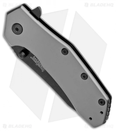 Kershaw Median Bead Blast A/O Frame Lock Knife Stainless Steel (3" Black) 2 Kershaw Median Bead Blast A/O Frame Lock Knife Stainless Steel (3" Black) - Image 2
