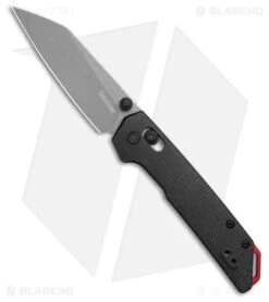 Kershaw Mini Iridium Reverse Tanto DuraLock Knife Black Micarta (3" Working)