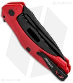 Kershaw Mini Natrix Sub-Frame Lock Knife Red G-10 (2.75" Black) 7006RDBLK 6 Kershaw Mini Natrix Sub-Frame Lock Knife Red G-10 (2.75" Black) 7006RDBLK -Sharp Edge Knife Shop Kershaw Mini Natrix Sub FL Red G 10 Black KS7006RDBLK BHQ 92520 jr side