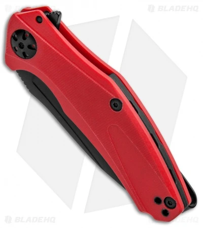 Kershaw Mini Natrix Sub-Frame Lock Knife Red G-10 (2.75" Black) 7006RDBLK 2 Kershaw Mini Natrix Sub-Frame Lock Knife Red G-10 (2.75" Black) 7006RDBLK - Image 2