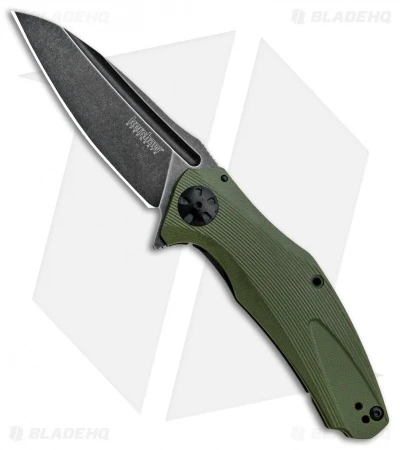 Kershaw Natrix A/O Knife Olive Green G-10 (3.25" BlackWash) 7007OLBW 1 Kershaw Natrix A/O Knife Olive Green G-10 (3.25" BlackWash) 7007OLBW