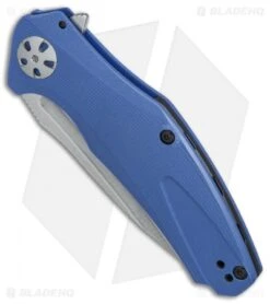 Kershaw Natrix A/O Sub-Frame Lock Knife Blue G-10 (3.25" Stonewash) 7007BLU 6 Kershaw Natrix A/O Sub-Frame Lock Knife Blue G-10 (3.25" Stonewash) 7007BLU -Sharp Edge Knife Shop Kershaw Natrix AO blue G10 SW BHQ 79759 er spine