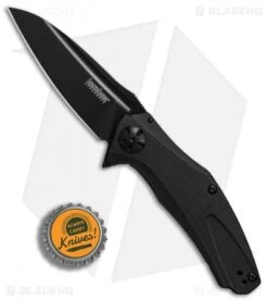Kershaw Natrix Assisted Opening Sub-Frame Lock Knife Black G-10 (3.25" Black) -Sharp Edge Knife Shop Kershaw Natrix Black G10 black BHQ 80569 er bottlecap