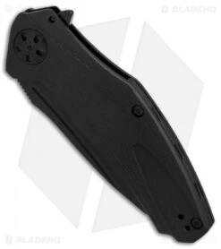 Kershaw Natrix Sub-Frame Lock Knife Black G-10 (3.25" Black) 7007BLK -Sharp Edge Knife Shop Kershaw Natrix Black G10 black BHQ 80569 er spine