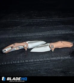 Kershaw Mini Natrix Sub-Frame Lock Knife Copper (2.75" Stonewash) 7006CU -Sharp Edge Knife Shop Kershaw Natrix Sub Frame Lock Knife Copper Stonewash 7006CU BHQ80567 kp black wood web