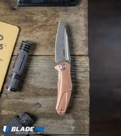 Kershaw Mini Natrix Sub-Frame Lock Knife Copper (2.75" Stonewash) 7006CU -Sharp Edge Knife Shop Kershaw Natrix Sub Frame Lock Knife Copper Stonewash 7006CU BHQ80567 kp wood pocket dump web