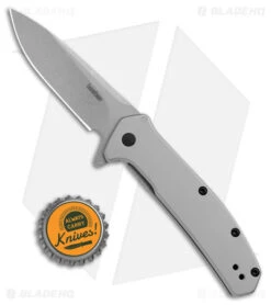Kershaw Outcome Assisted Opening Knife Steel (3.1" Stonewash) 2044 -Sharp Edge Knife Shop Kershaw OUTCOME Knife 2044 BHQ 178509 jr bottlecap